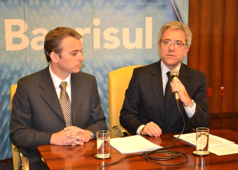 André Paiva (E) e Túlio Zamin (D). / Crédito da Foto: Lane Pfeiffer/Banrisul